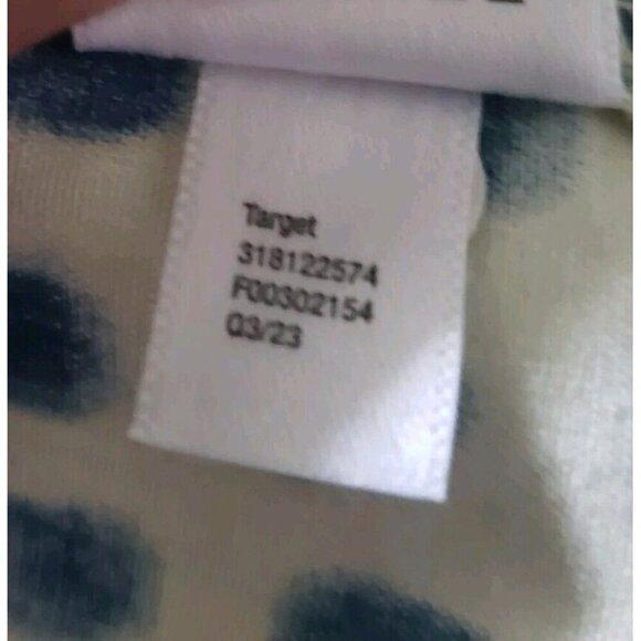 Green Short Sleeve Shirt Button-Down Polka Dots House of Aama x Target - Large - Picture 15 of 16